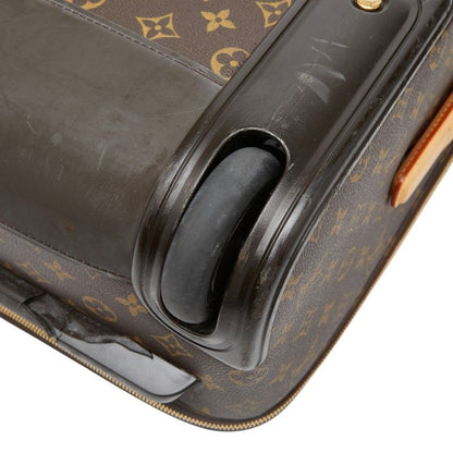 Louis Vuitton Monogram Pegase 50 Initial Carry Case Trolley Suitcase Brown — view 5