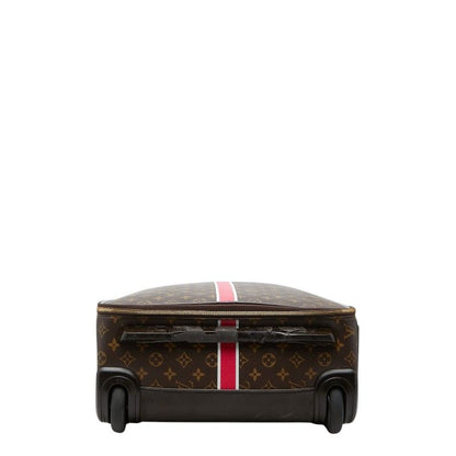 Louis Vuitton Monogram Pegase 50 Initial Carry Case Trolley Suitcase Brown — view 3