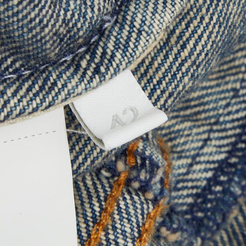 Prada No Denim Jacket 42 Blue Indigo Cotton — view 6