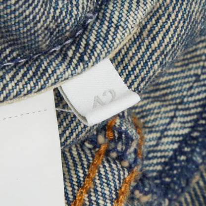 Prada No Denim Jacket 42 Blue Indigo Cotton — view 6