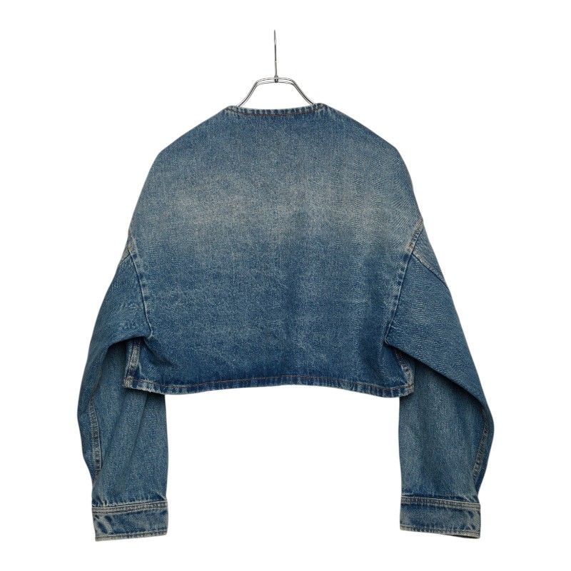 Prada No Denim Jacket 42 Blue Indigo Cotton — view 2