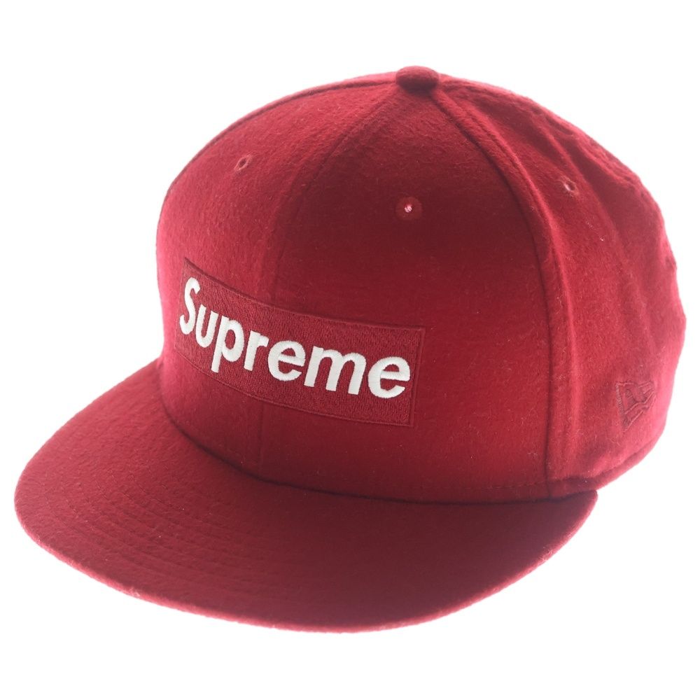 Loro Piana Supreme New Era Boxlogo Wool Cap New Era Box Logo Hat Red