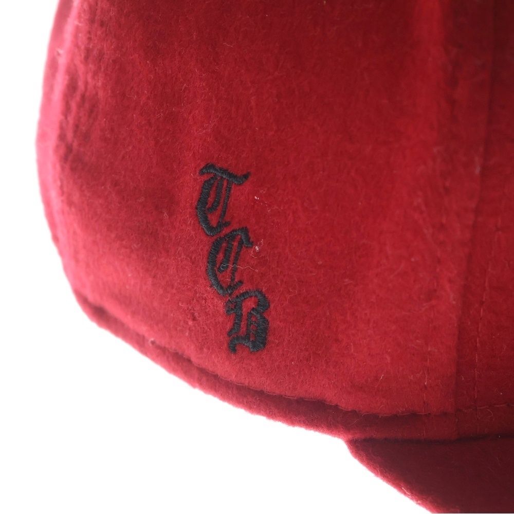 Loro Piana Supreme New Era Boxlogo Wool Cap New Era Box Logo Hat Red — view 5