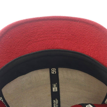 Loro Piana Supreme New Era Boxlogo Wool Cap New Era Box Logo Hat Red — view 7