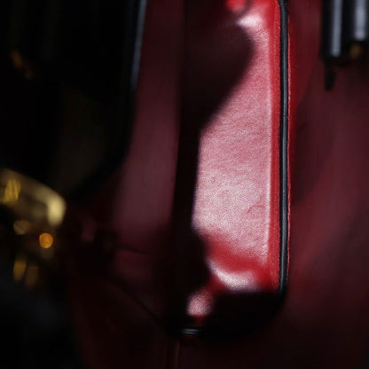 Prada Pannier 2-Way Shoulder Bag Black Leather Gold — view 4