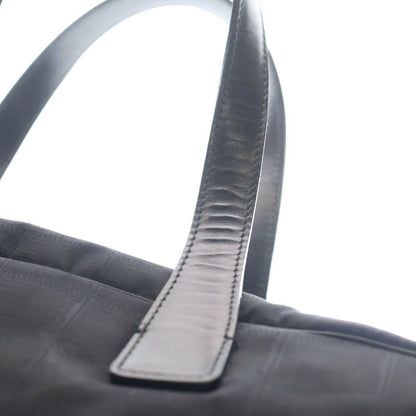 Chanel New Travel Line CC Logo Nylon Leather Hand Mini Boston Bag Black — view 6
