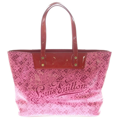 Louis Vuitton Beach Line Cosmic PM Tote Red Pink Patent Gold