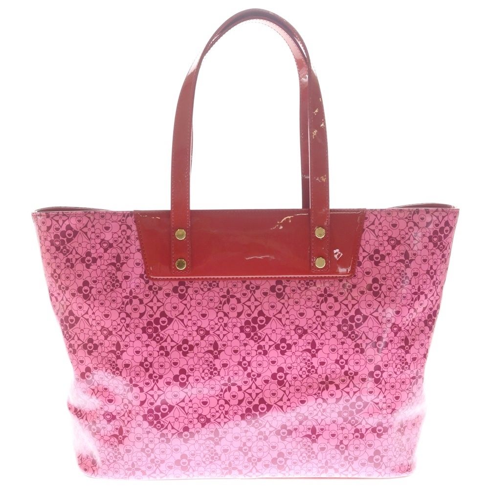Louis Vuitton Beach Line Cosmic PM Tote Red Pink Patent Gold — view 2