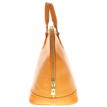 Louis Vuitton Epi Alma PM Handbag Orange Leather Gold — view 3