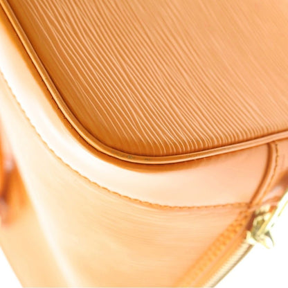 Louis Vuitton Epi Alma PM Handbag Orange Leather Gold — view 5
