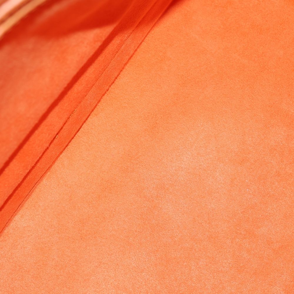 Louis Vuitton Epi Alma PM Handbag Orange Leather Gold — view 4