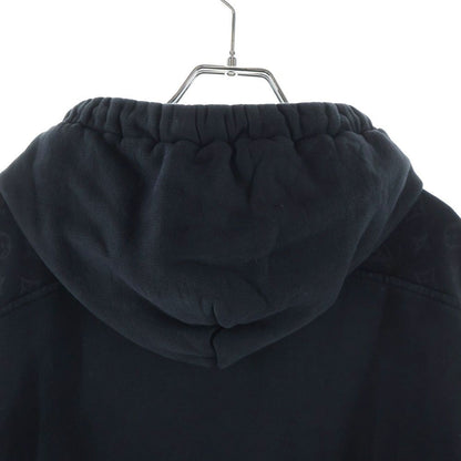 Louis Vuitton Monogram Hoodie Brushed Lining Rle Black — view 4