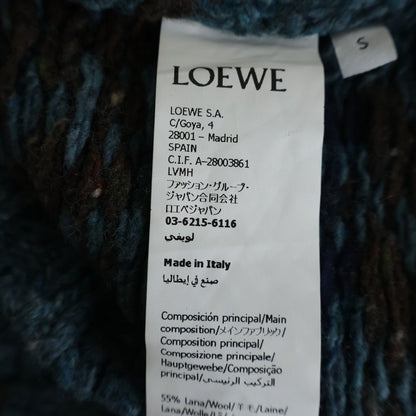 Loewe Geometric Crew Neck Sweater Blue — view 8