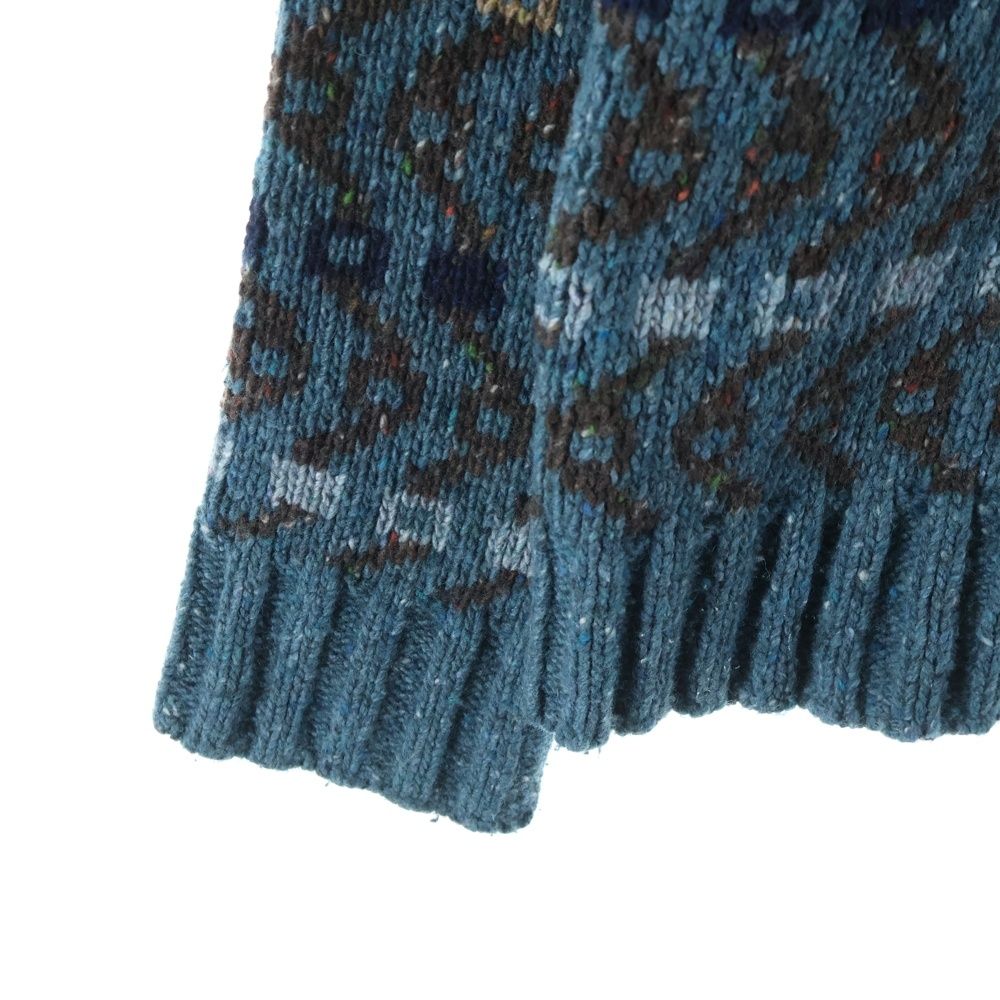 Loewe Geometric Crew Neck Sweater Blue — view 5