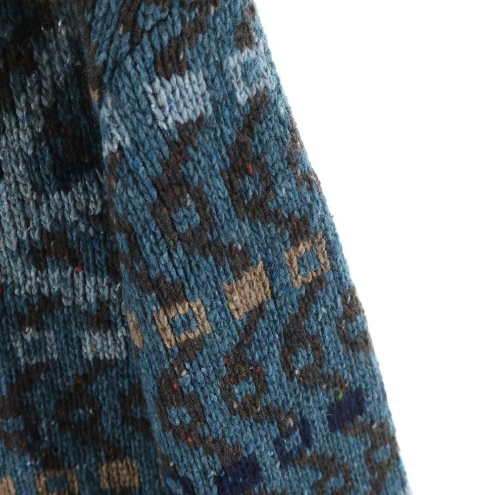 Loewe Geometric Crew Neck Sweater Blue — view 6
