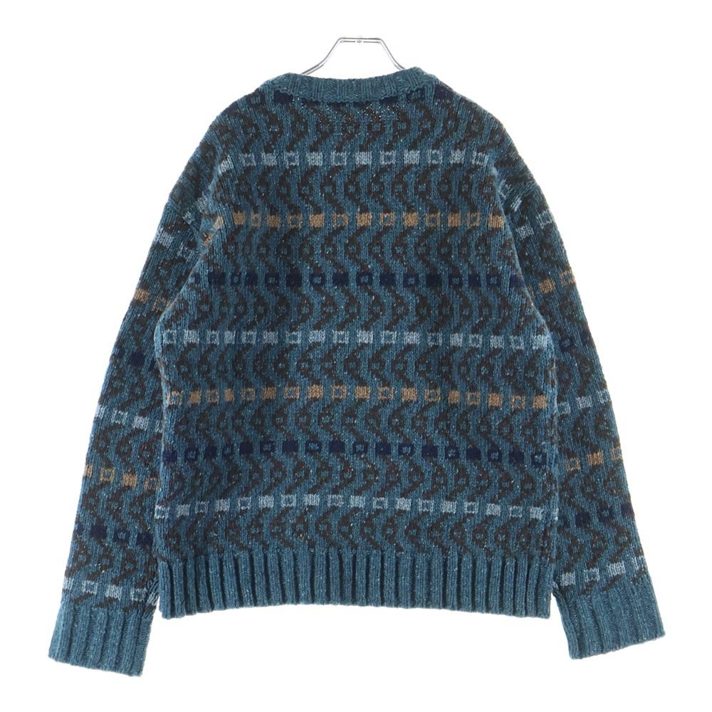 Loewe Geometric Crew Neck Sweater Blue — view 2