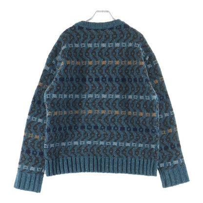 Loewe Geometric Crew Neck Sweater Blue — view 2