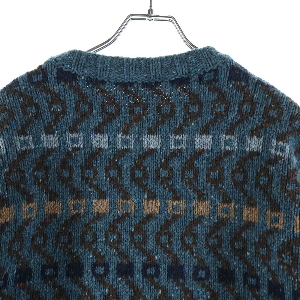 Loewe Geometric Crew Neck Sweater Blue — view 4