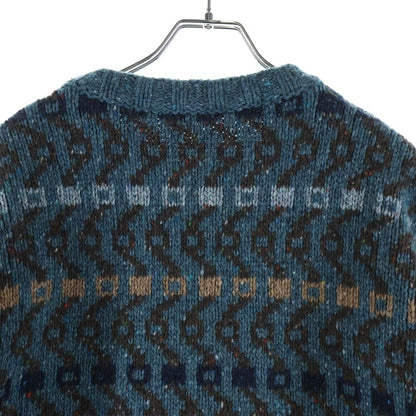 Loewe Geometric Crew Neck Sweater Blue — view 4