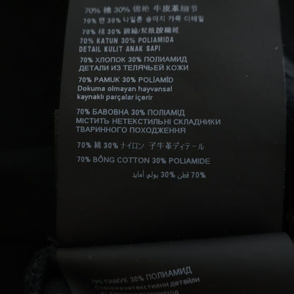 Prada Technical Cotton Triangle Plate Crew Neck Sweatshirt Black — view 7