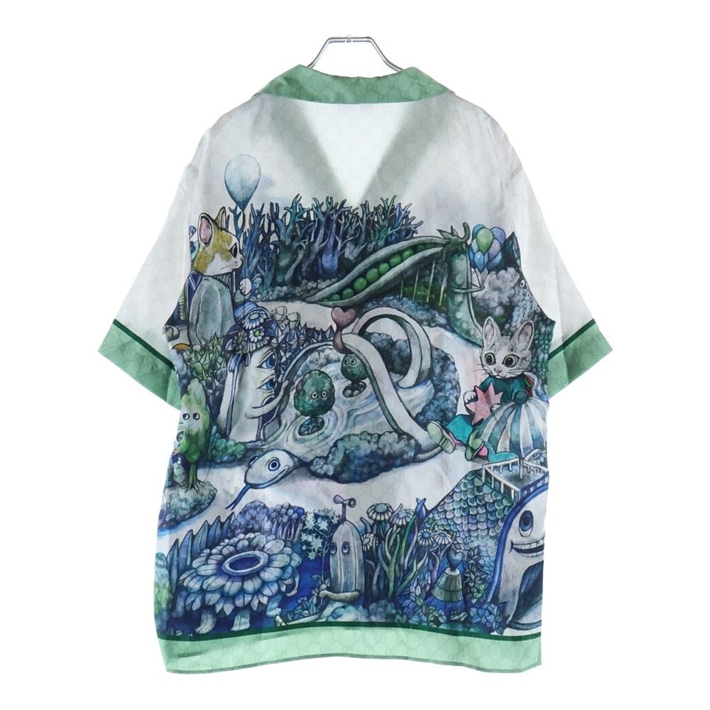 Gucci Higuchi Yuko Rayon Short Sleeve Shirt All Over Pattern — view 2