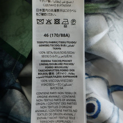 Gucci Higuchi Yuko Rayon Short Sleeve Shirt All Over Pattern — view 7