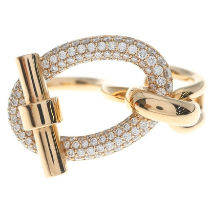 Hermes Adage Double Band Ring Large Diamond — view 4