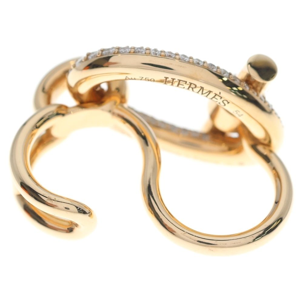 Hermes Adage Double Band Ring Large Diamond — view 2