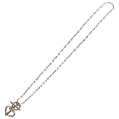 Hermes Chaine D'ancre Heart Amulet Necklace Pendant Chain 925 Sterling Silver — view 2
