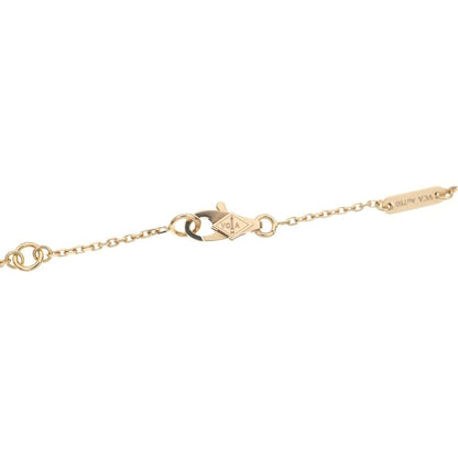 Van Cleef & Arpels Frivole Mini Ruby Chain Pendant Necklace Pink Gold — view 4