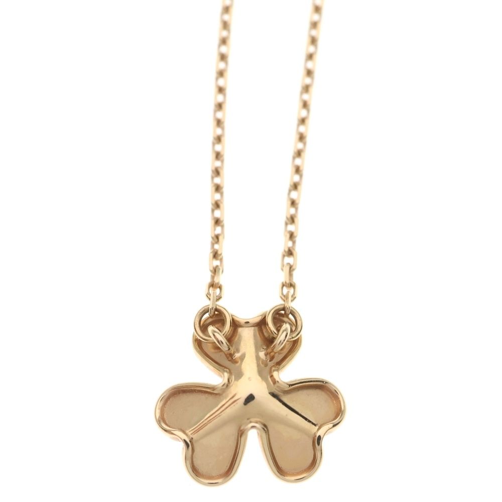 Van Cleef & Arpels Frivole Mini Ruby Chain Pendant Necklace Pink Gold — view 5