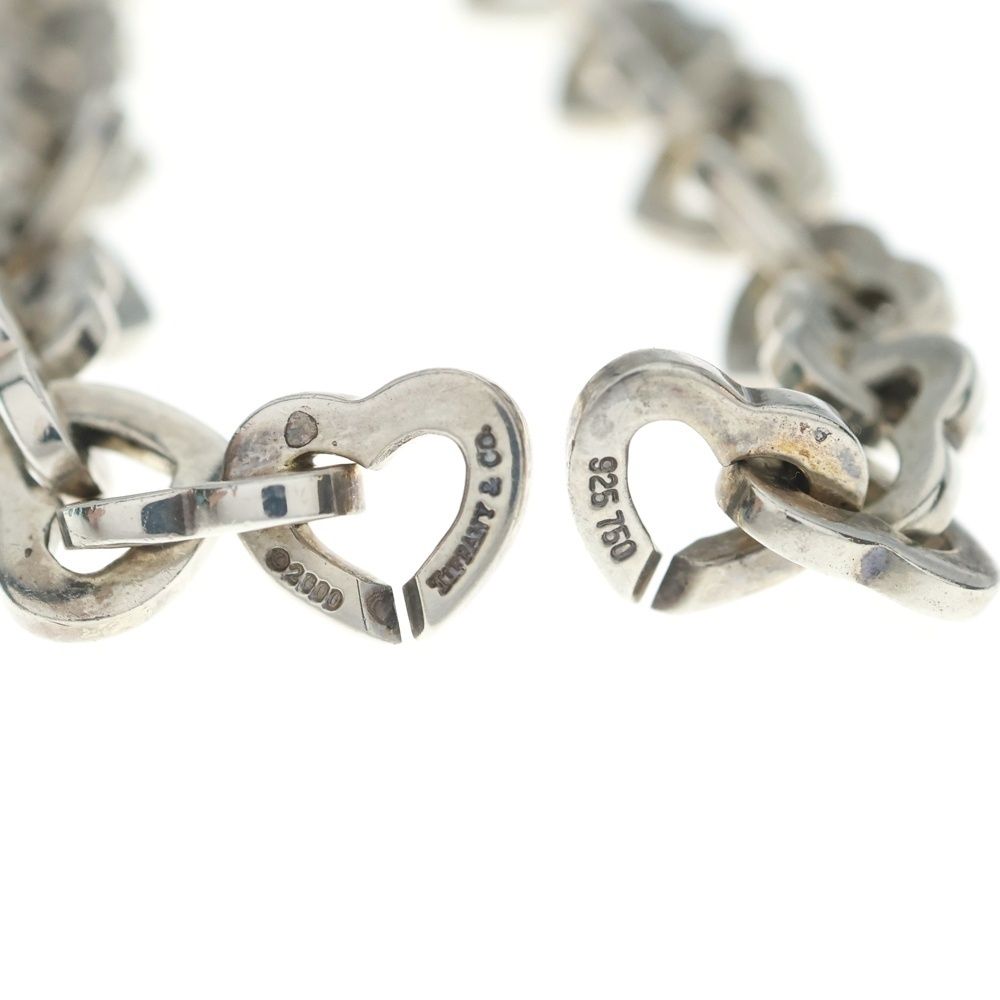 Tiffany & Co Heart Link Bracelet Chain Silver Gold — view 4