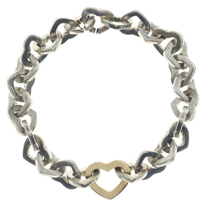 Tiffany & Co Heart Link Bracelet Chain Silver Gold