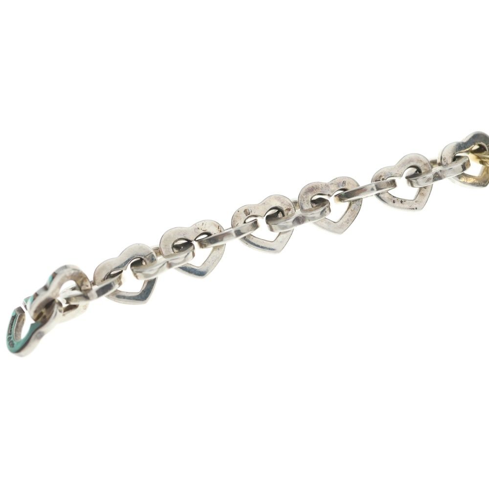 Tiffany & Co Heart Link Bracelet Chain Silver Gold — view 5