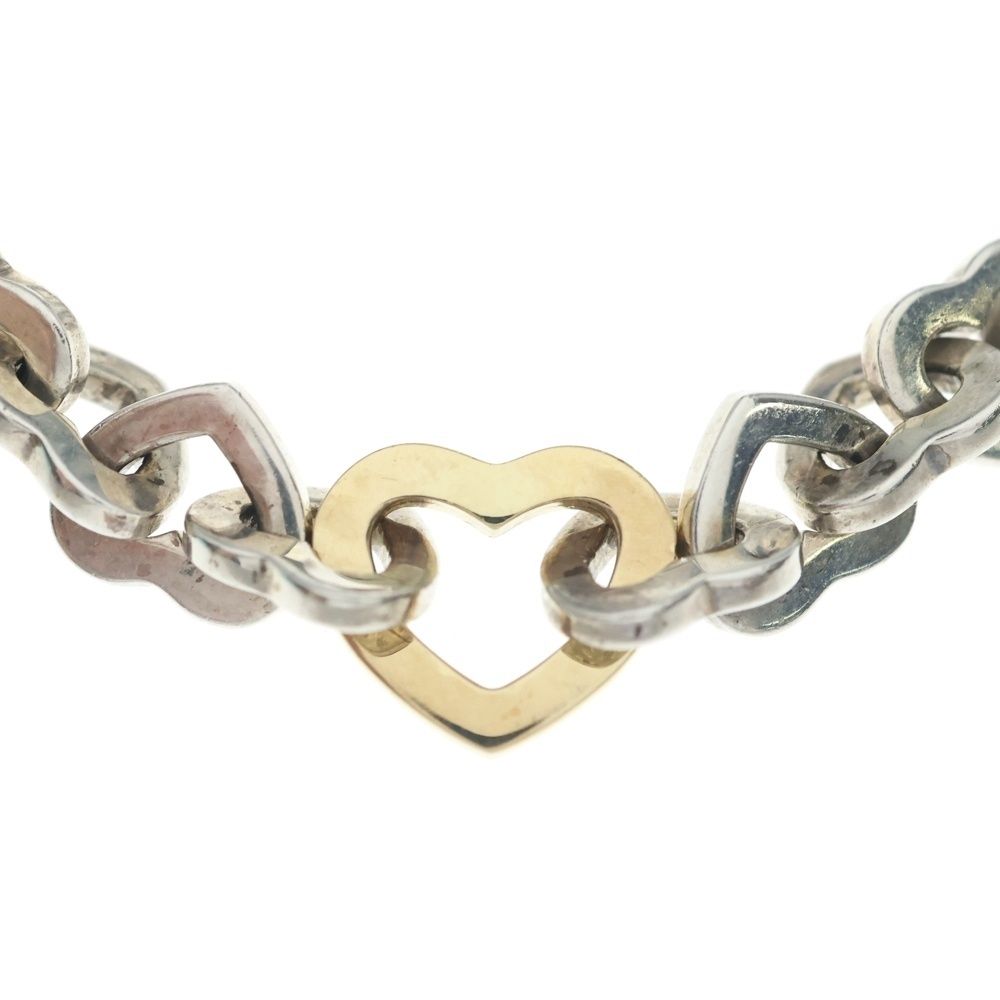 Tiffany & Co Heart Link Bracelet Chain Silver Gold — view 3