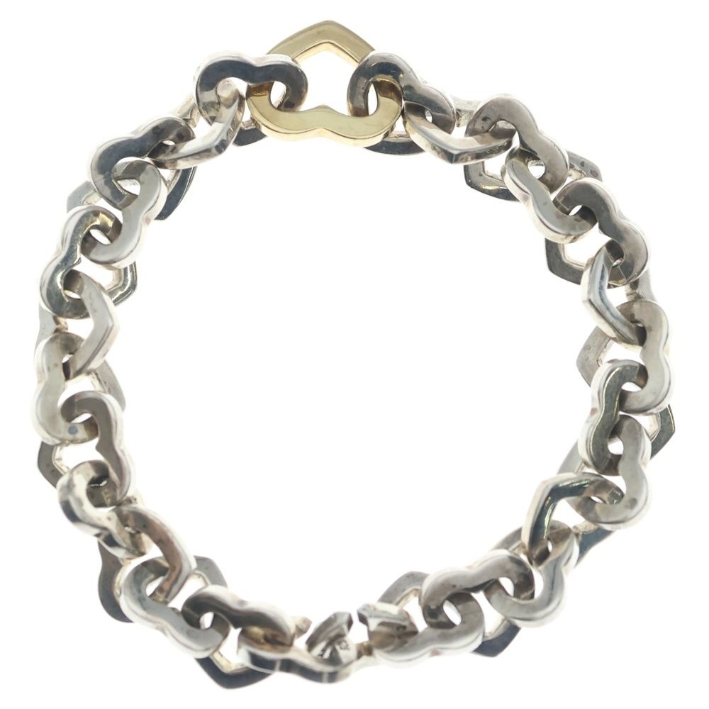 Tiffany & Co Heart Link Bracelet Chain Silver Gold — view 2