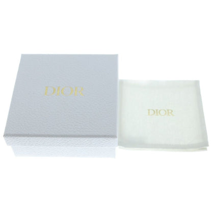 Dior CD Logo Line Stone Heart Necklace Pendant Chain Pink Gold — view 6