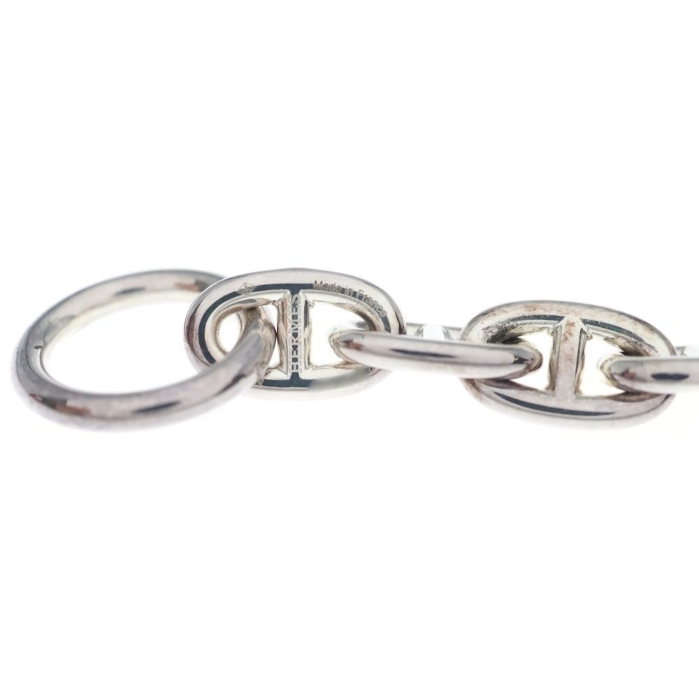 Hermes Chaine D'ancre MM 15 Pieces Silver Chain Bracelet — view 5