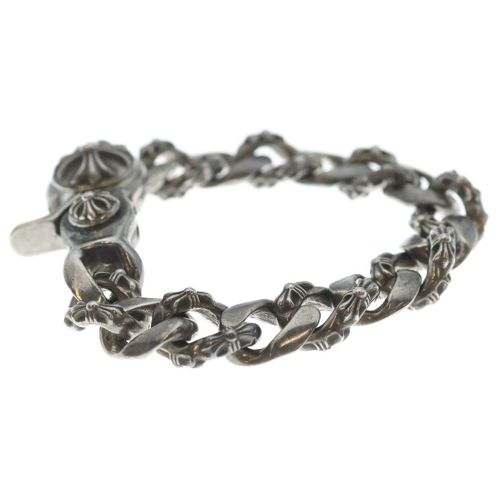 Chrome Hearts Fncy Chn Lnk Fancy Link Clip Bracelet 15 Links Silver — view 4