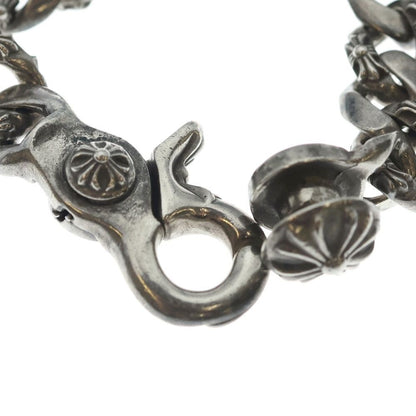 Chrome Hearts Fncy Chn Lnk Fancy Link Clip Bracelet 15 Links Silver — view 6