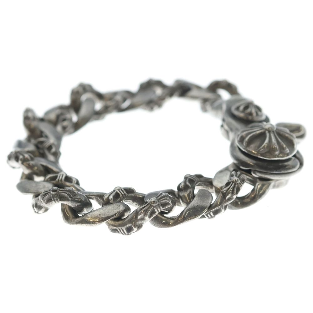 Chrome Hearts Fncy Chn Lnk Fancy Link Clip Bracelet 15 Links Silver — view 3