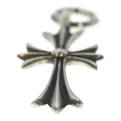 Chrome Hearts Tiny CH Cross Charm Necklace Top Silver — view 5