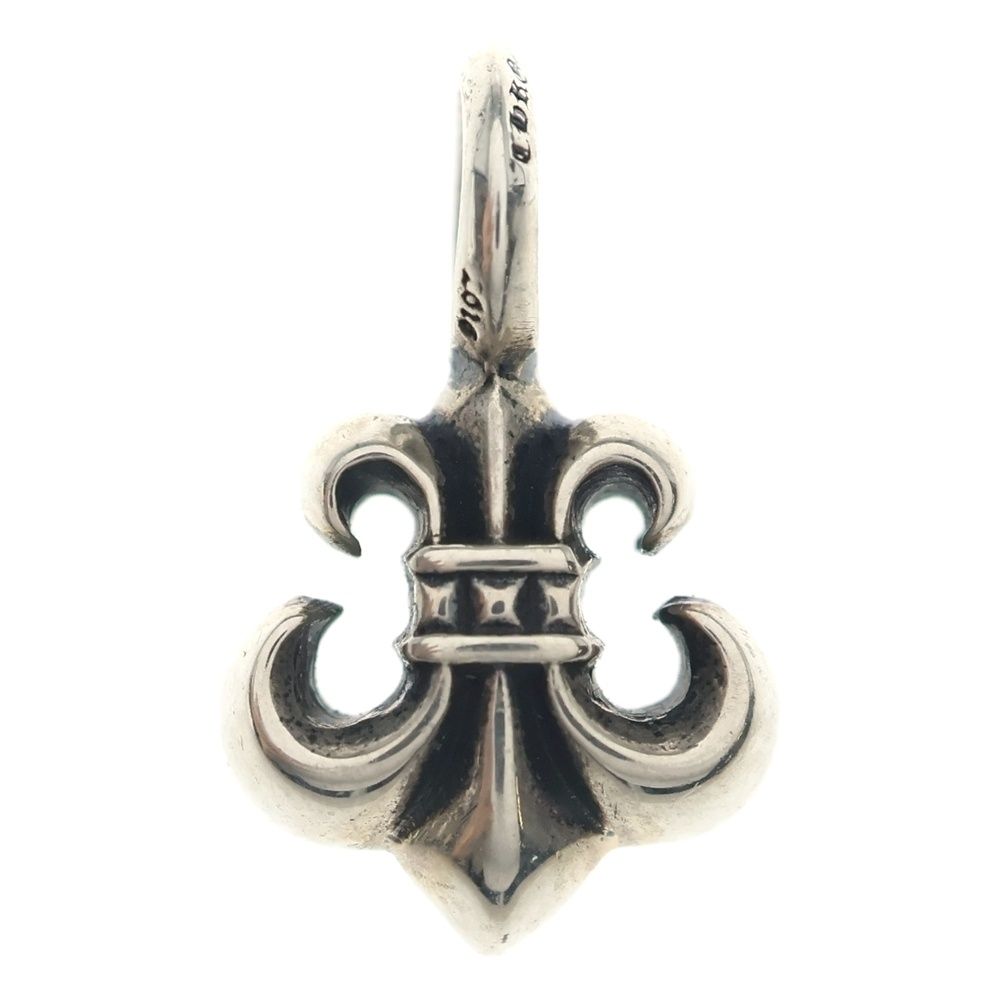 Chrome Hearts B Stack BS Fluer V2 BS Charm Necklace Top Silver