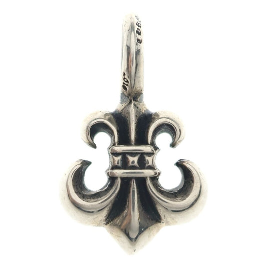 Chrome Hearts B Stack BS Fluer V2 BS Charm Necklace Top Silver