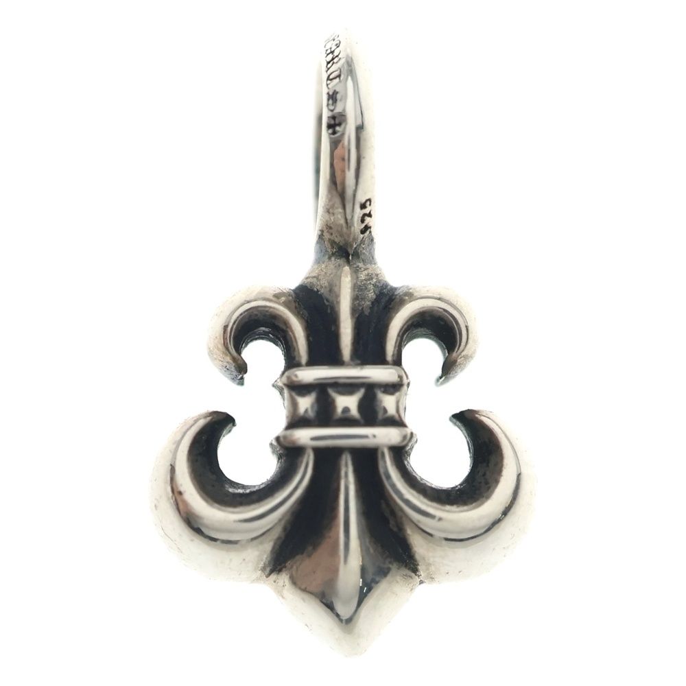 Chrome Hearts B Stack BS Fluer V2 BS Charm Necklace Top Silver — view 2