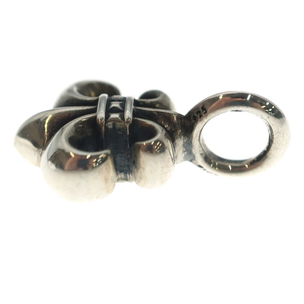 Chrome Hearts B Stack BS Fluer V2 BS Charm Necklace Top Silver — view 3