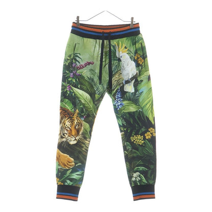 Dolce & Gabbana All Over Pattern Easy Pants Jogger Green Gymoat