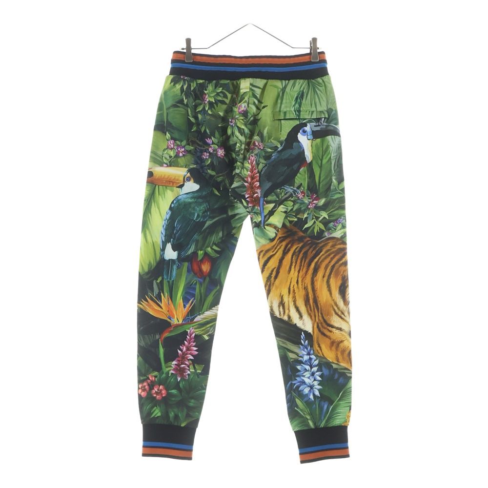 Dolce & Gabbana All Over Pattern Easy Pants Jogger Green Gymoat — view 2