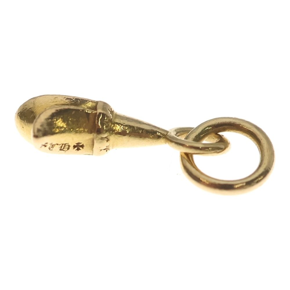 Chrome Hearts 22k Chrm Crstail Tny Crosstail Tiny Charm Necklace Top Gold — view 3