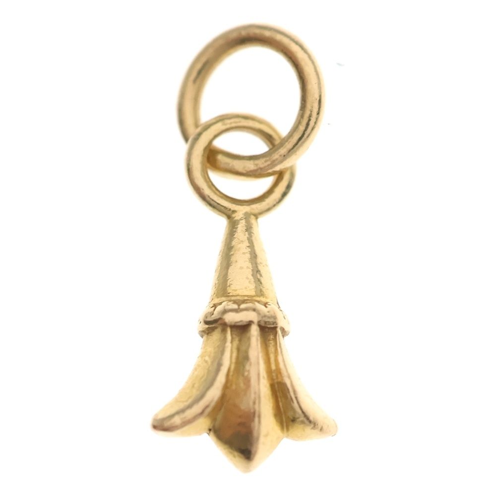 Chrome Hearts 22k Chrm Crstail Tny Crosstail Tiny Charm Necklace Top Gold